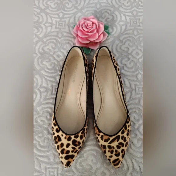 Marc Fisher MFALANYZ-T Animal Print Pointed Toe Flats Women's Size 8½ - Picture 7 of 7